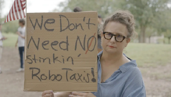 特斯拉在得州奥斯汀遭遇(🕞)抗议活动：(💏)反对马斯克Robotaxi计(💆)划